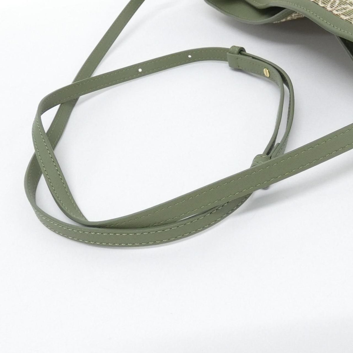 Loewe Flamenco Clutch Green — view 4