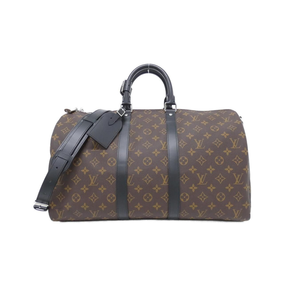 Louis Vuitton Monogram Macassar Keepall Bandouliere 45 Boston Bag