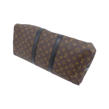 Louis Vuitton Monogram Macassar Keepall Bandouliere 45 Boston Bag — view 2