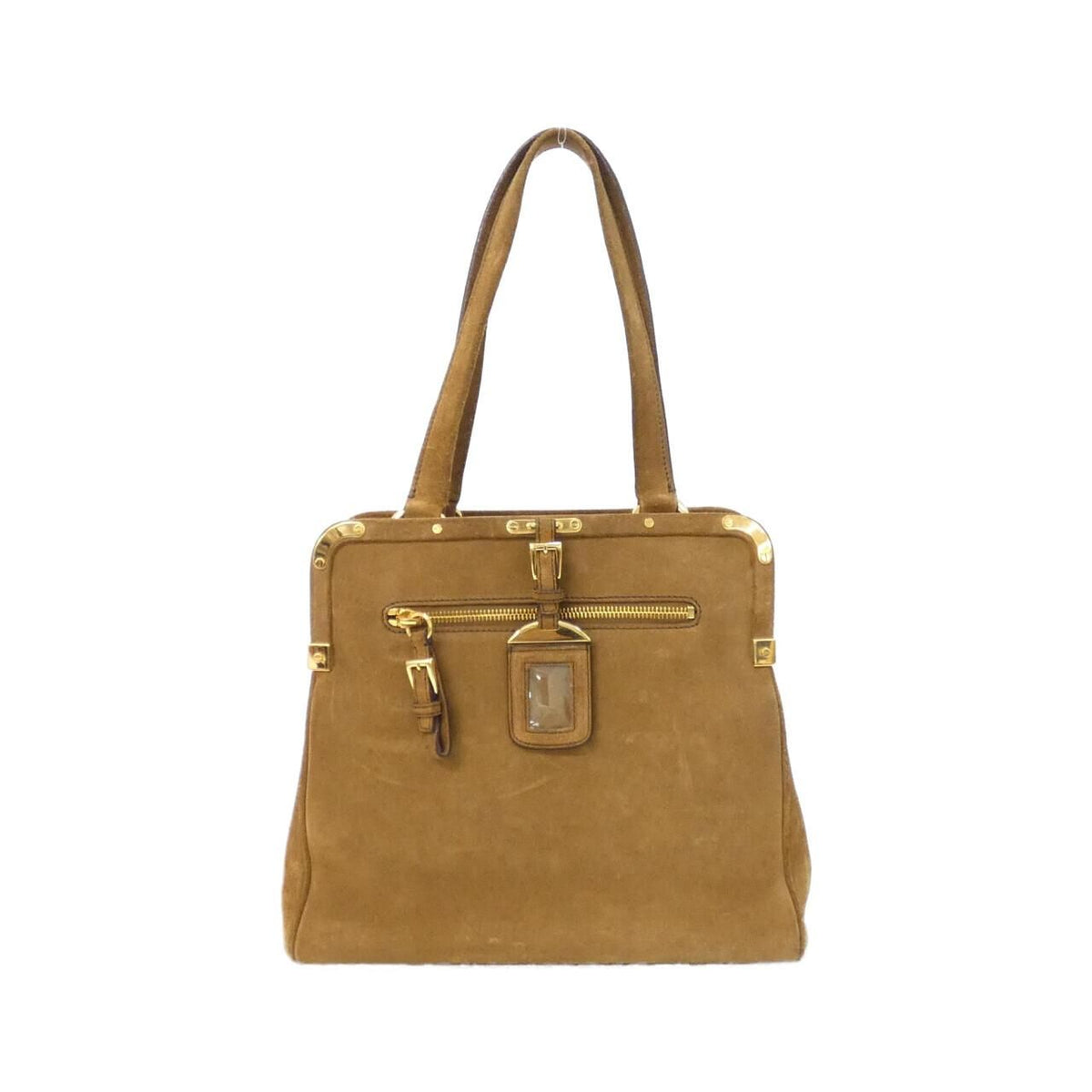 Prada Vintage Bag Handbag Gold