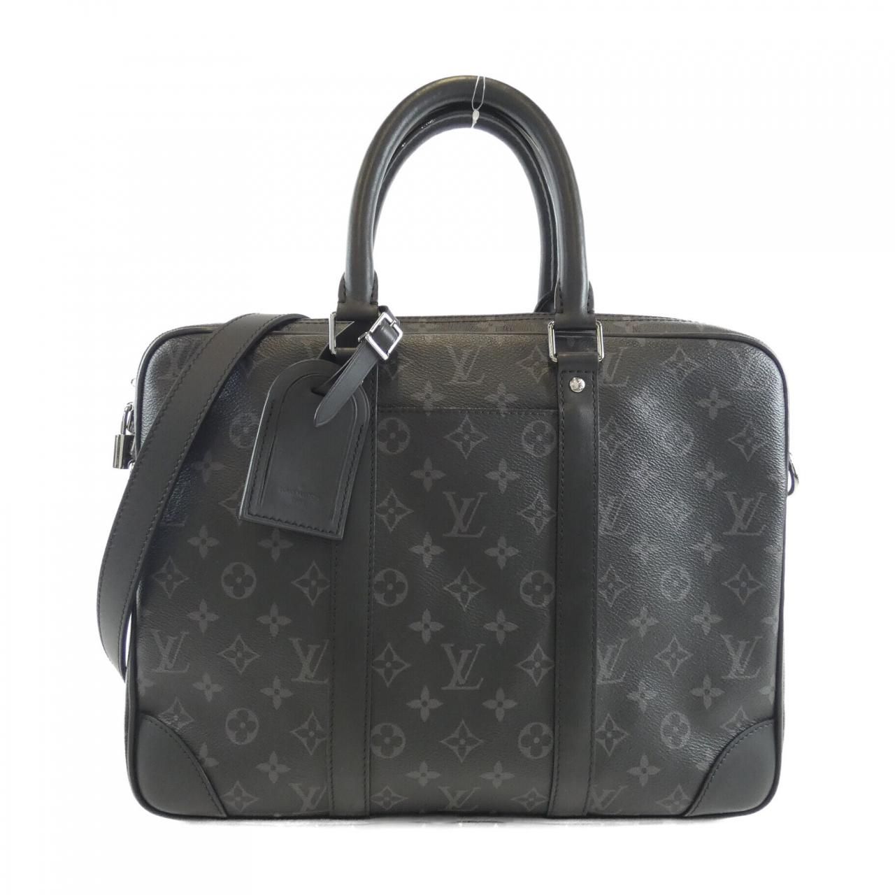 Louis Vuitton Monogram Eclipse Porte Documents Voyage Bag