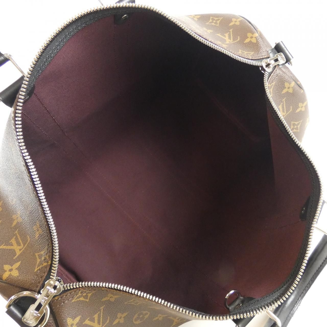 Louis Vuitton Monogram Macassar Keepall Bandouliere 45 Boston Bag — view 7