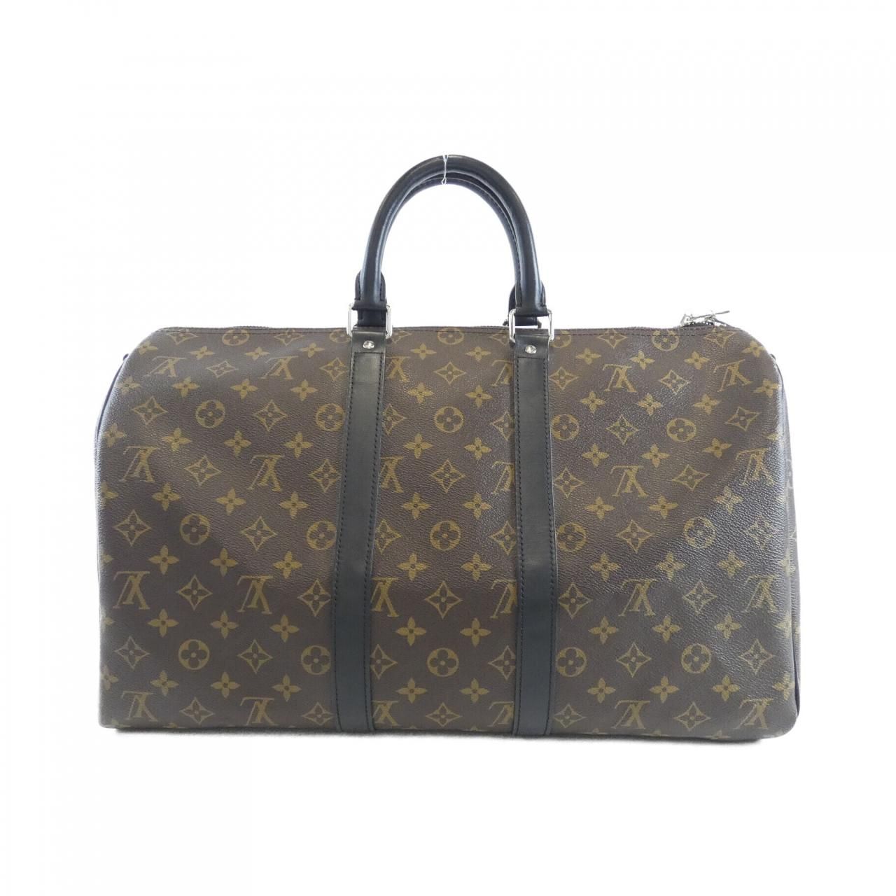 Louis Vuitton Monogram Macassar Keepall Bandouliere 45 Boston Bag — view 2
