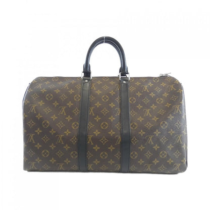 Louis Vuitton Monogram Macassar Keepall Bandouliere 45 Boston Bag — view 2