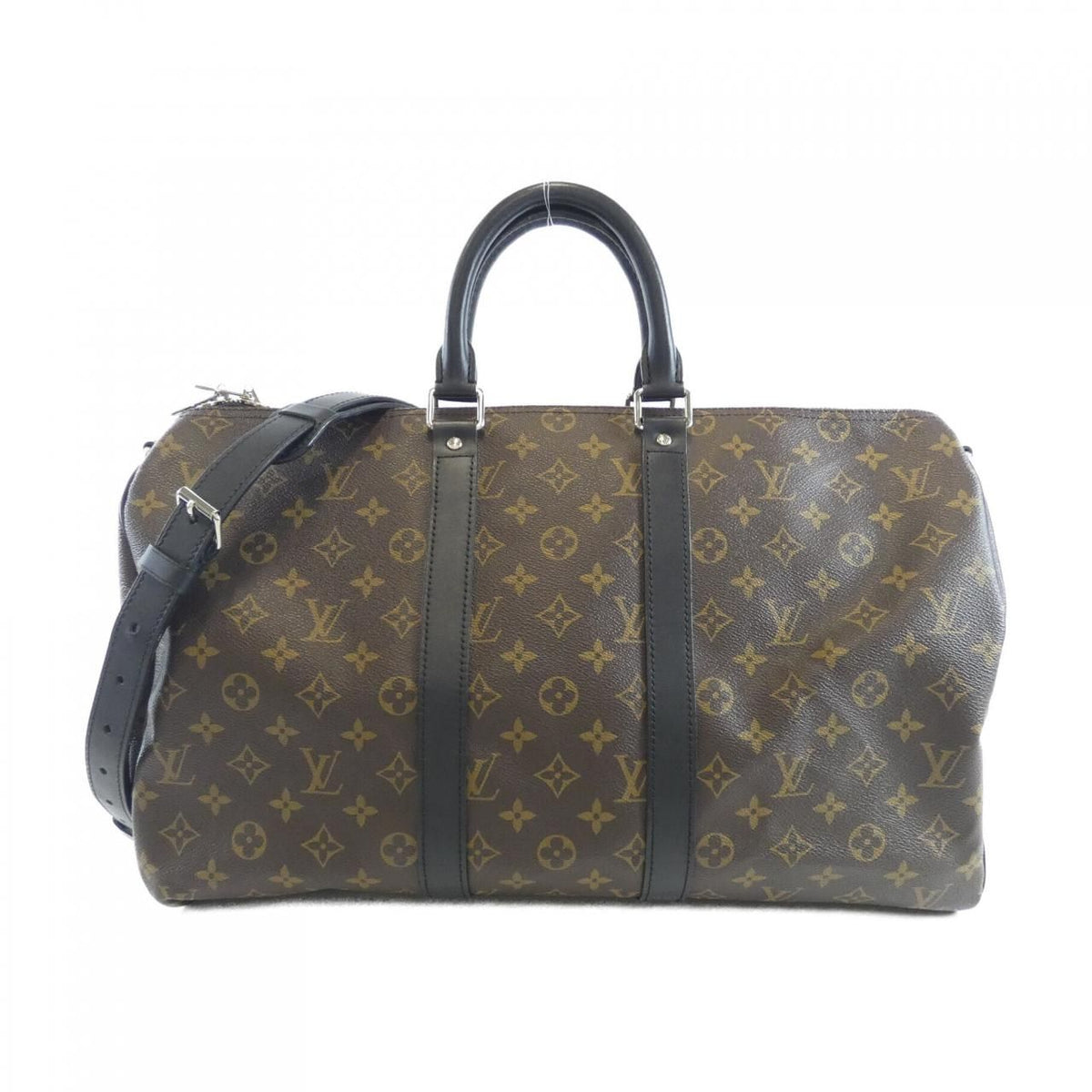Louis Vuitton Monogram Macassar Keepall Bandouliere 45 Boston Bag
