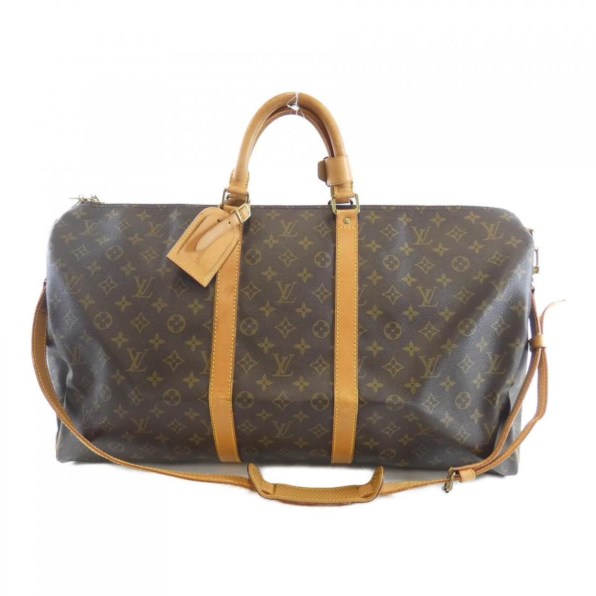 Louis Vuitton Monogram Keepall Bandouliere 55 Boston Bag