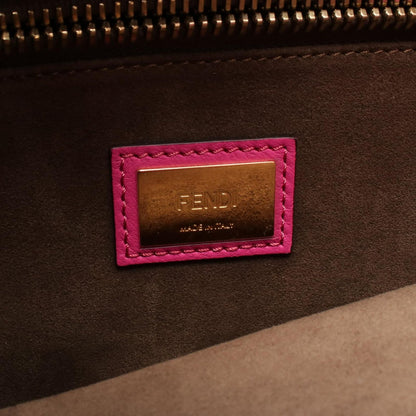 Fendi Handbag Peekaboo Regular Pink Leather Medium — view 4