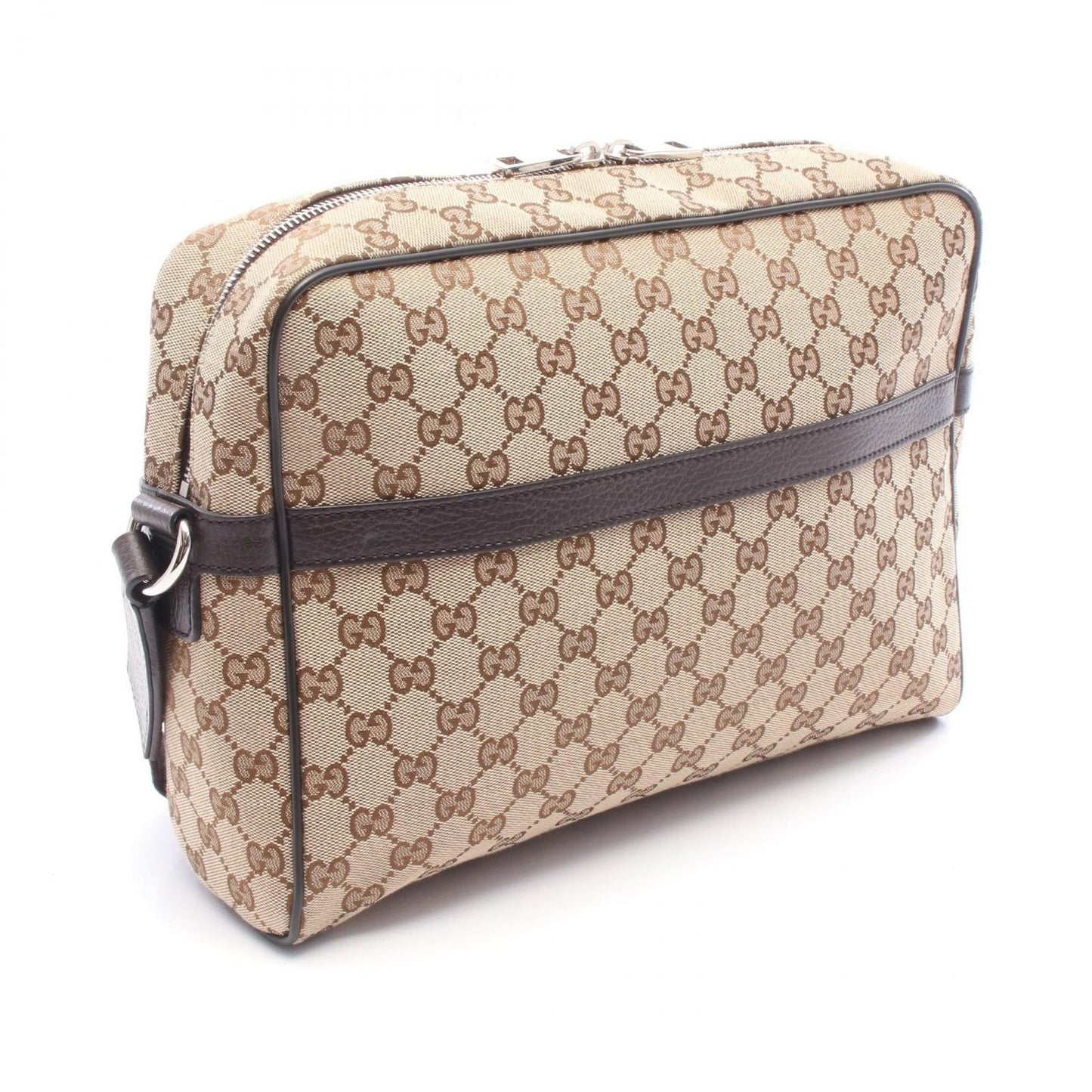 Gucci Shoulder Bag GG Canvas Beige Brown — view 2