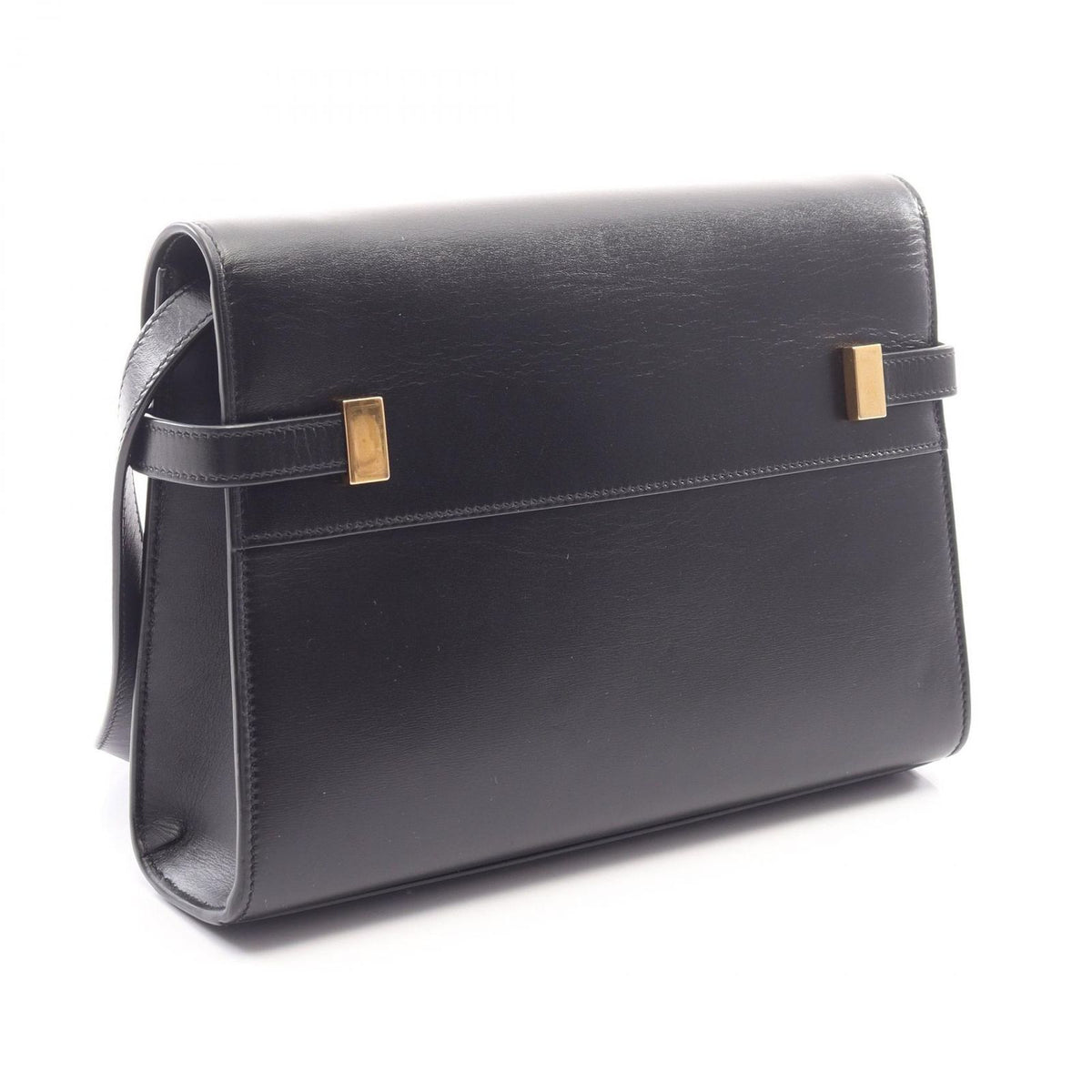 Saint Laurent Paris Shoulder Bag Manhattan Small Black Leather — view 2