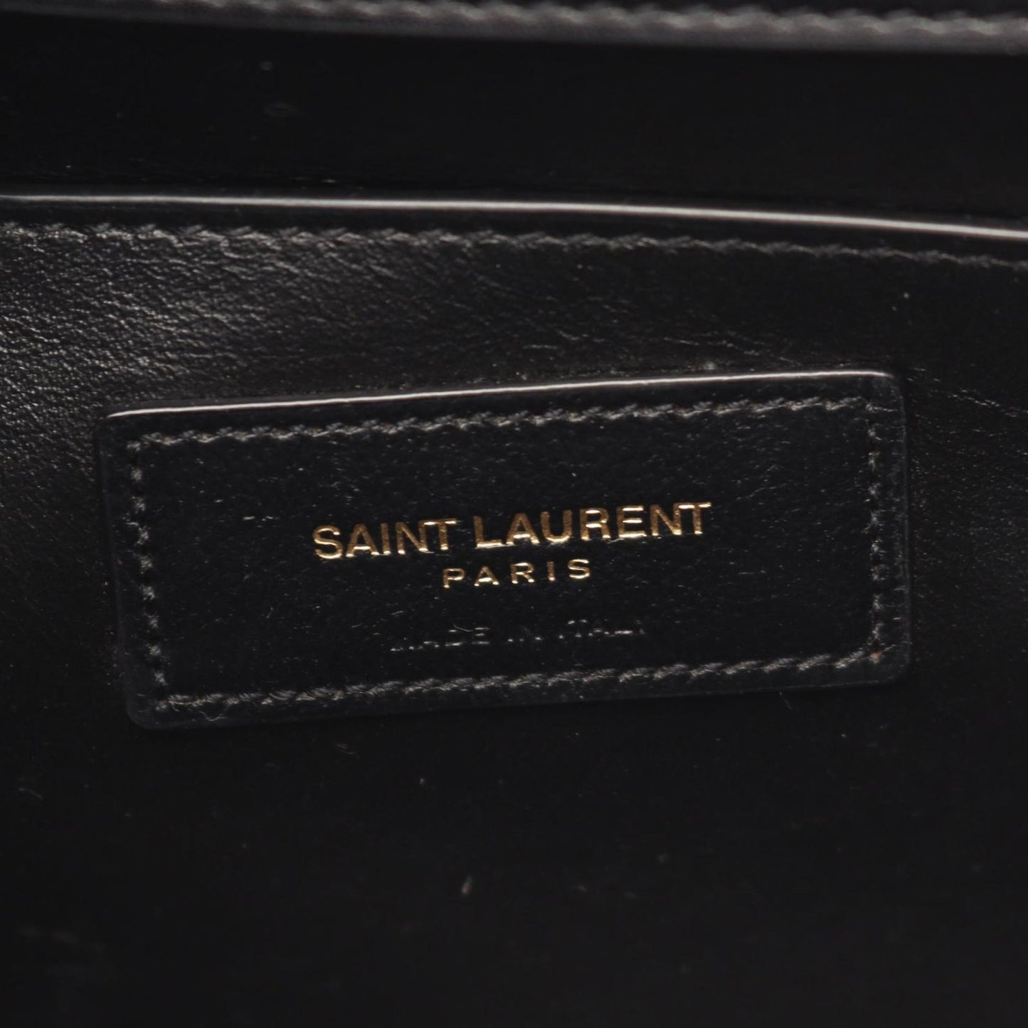 Saint Laurent Paris Shoulder Bag Manhattan Small Black Leather — view 4