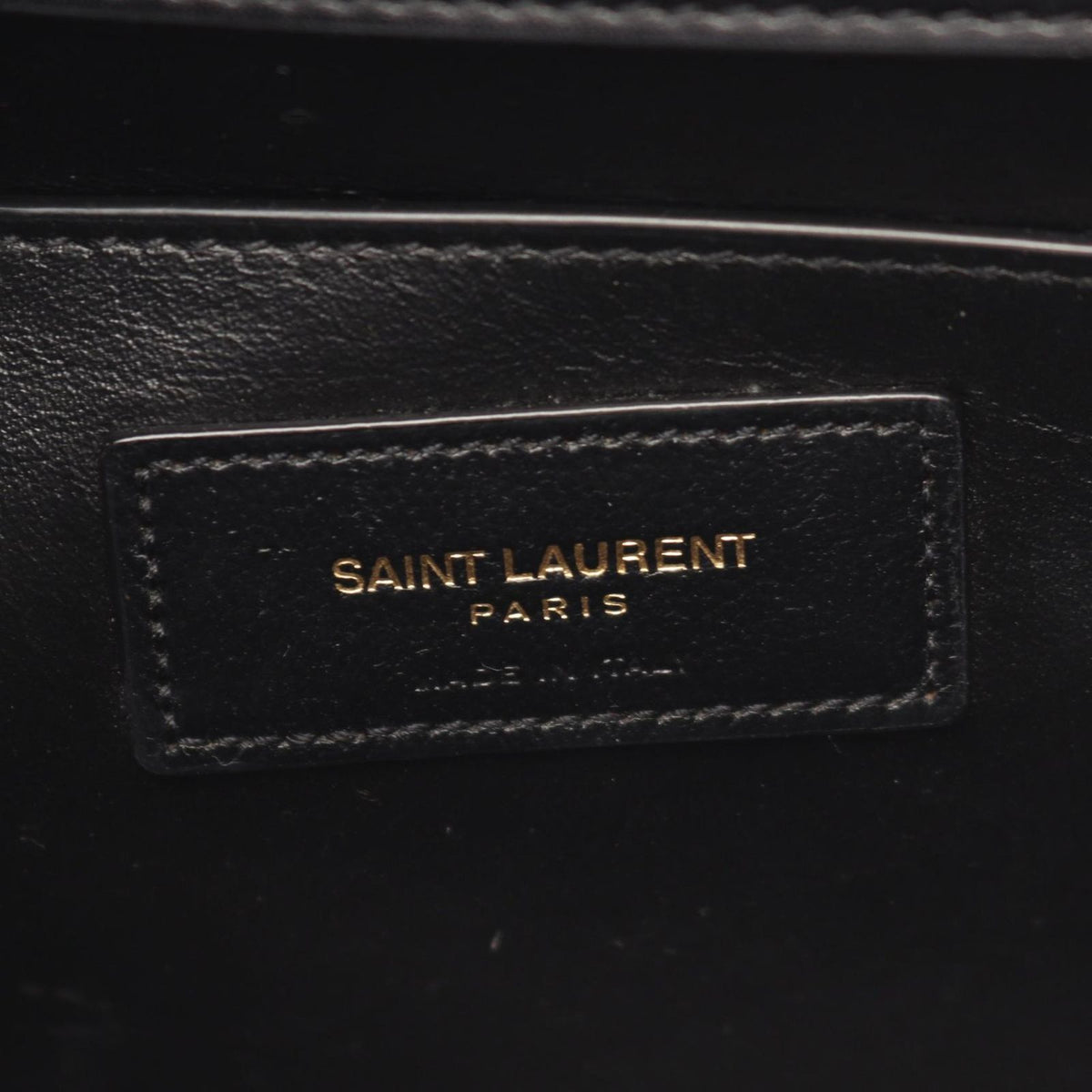 Saint Laurent Paris Shoulder Bag Manhattan Small Black Leather — view 4
