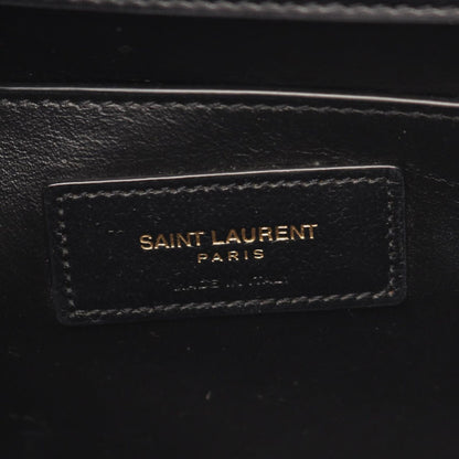 Saint Laurent Paris Shoulder Bag Manhattan Small Black Leather — view 4