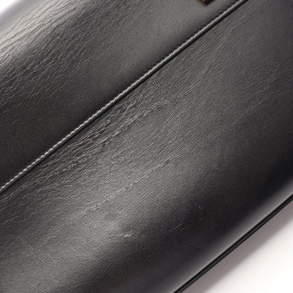 Saint Laurent Paris Shoulder Bag Manhattan Small Black Leather — view 7