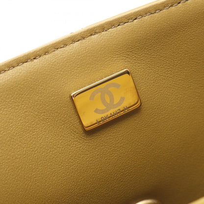 Chanel Shoulder Bag Quilted Top Handle 2-Way Olive Green Lambskin Chain — view 5
