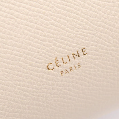 Celine Belt Bag Micro 2-Way Light Gray Leather — view 4