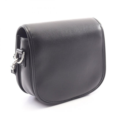 Celine Shoulder Bag Besace Triomphe Black Leather Small Strap — view 2