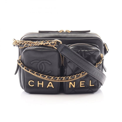 Chanel Shoulder Bag Small Black Lambskin