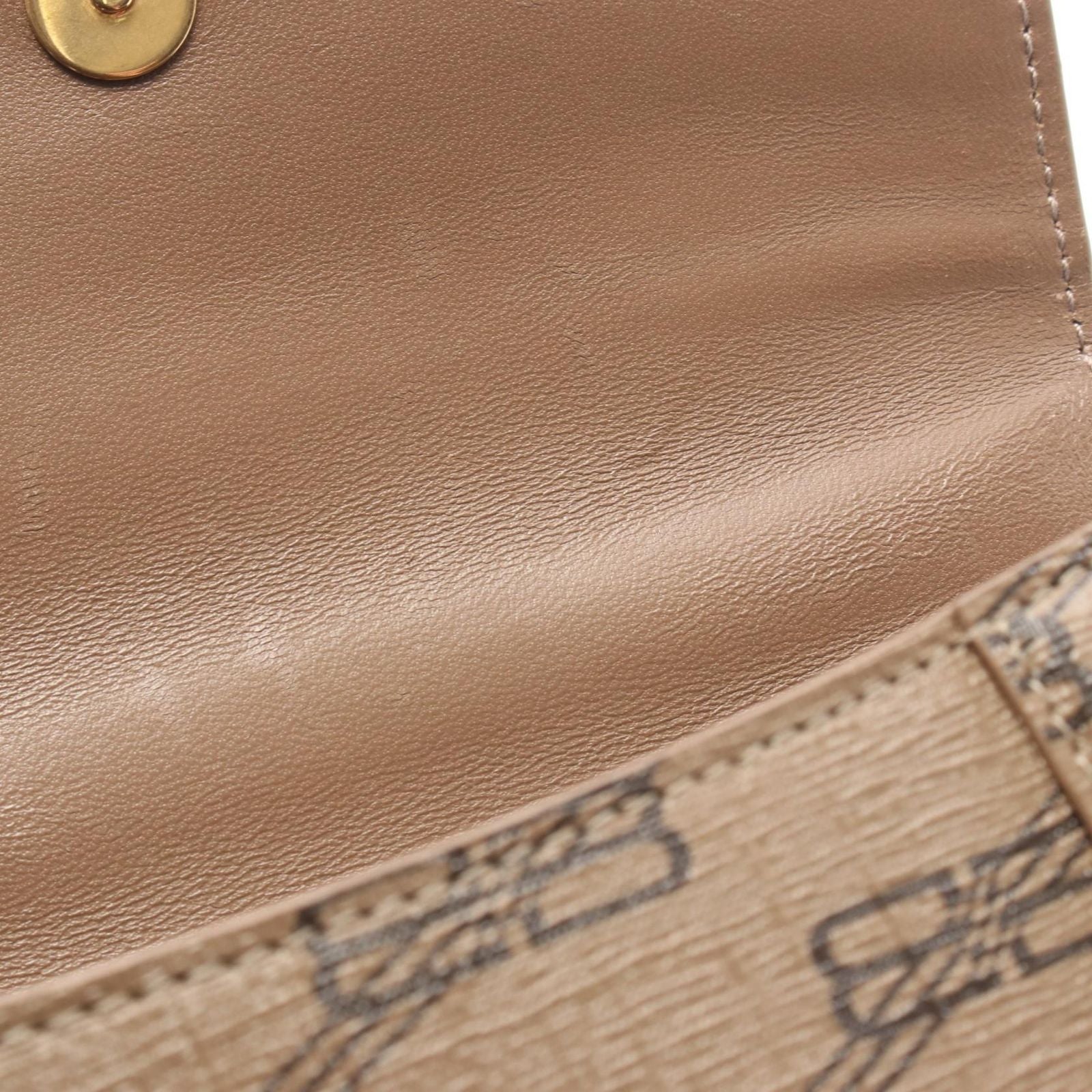 Balenciaga Handbag Hourglass XS 2-Way Beige Dark Brown BB Monogram — view 6