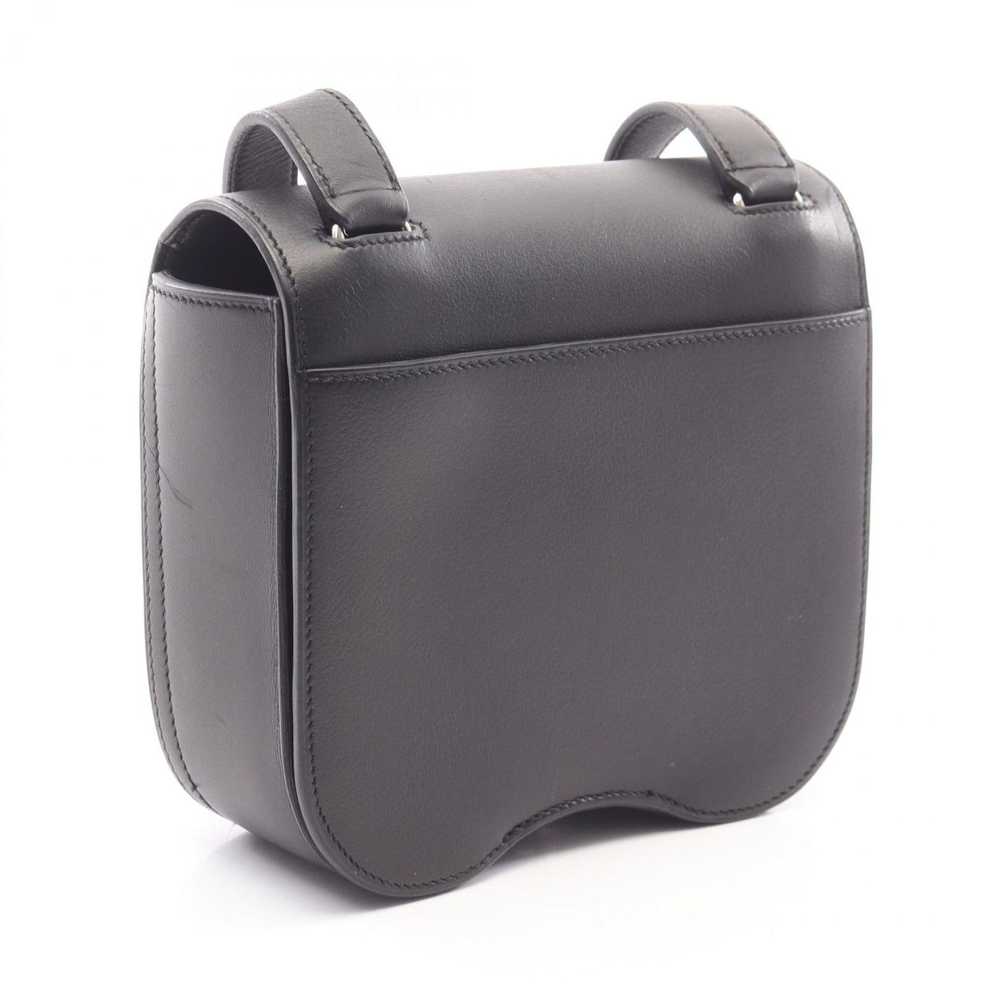 Hermes Shoulder Bag Della Cavalleria Mini Black Leather — view 2