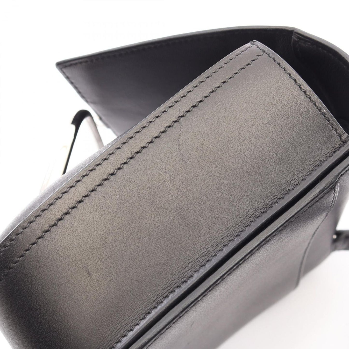 Hermes Shoulder Bag Della Cavalleria Mini Black Leather — view 6