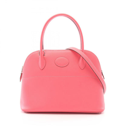 Hermes Handbag Bolide 27 Rose Azale Leather