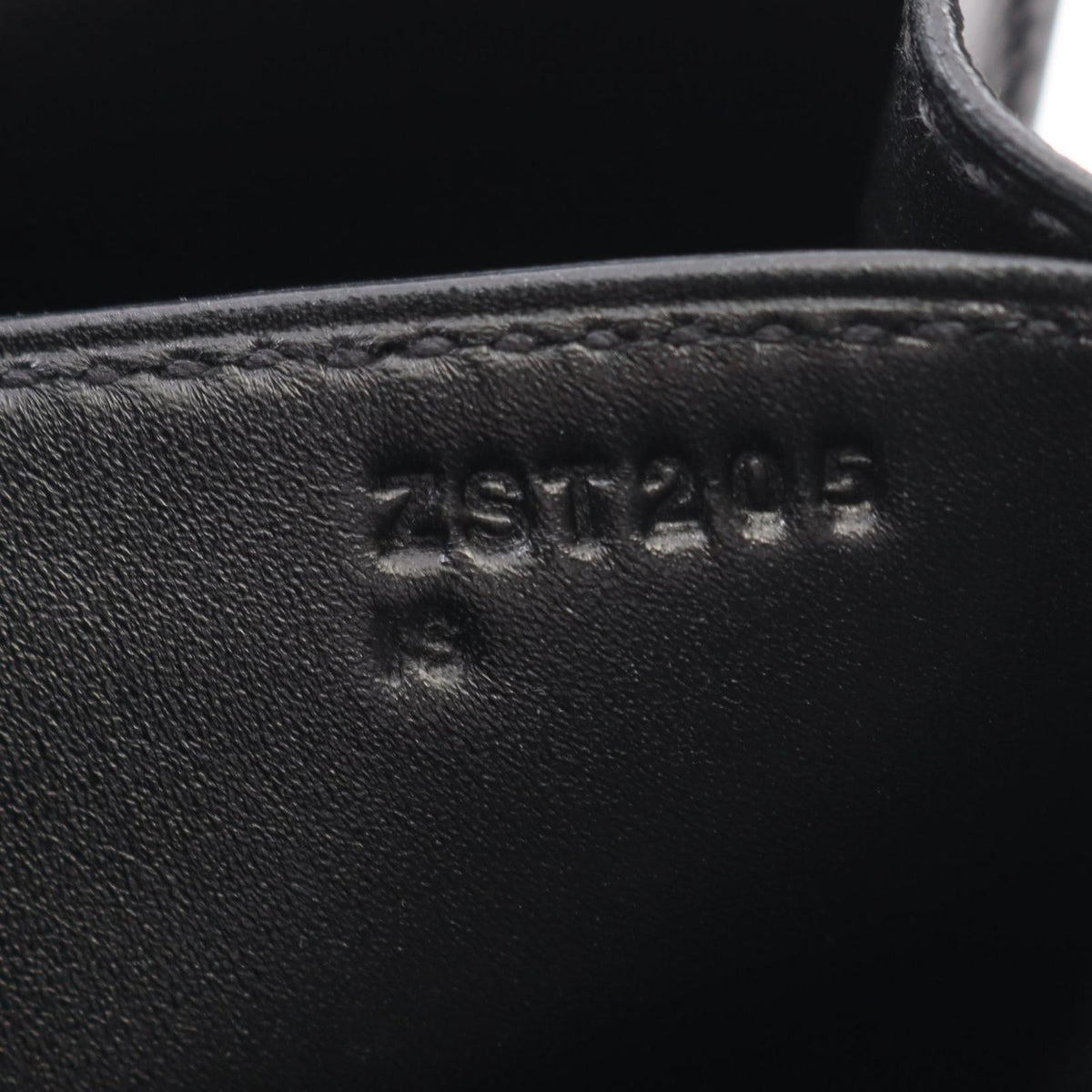 Hermes Shoulder Bag Constance 3 Mini Ombre Black Exotic Leather — view 5