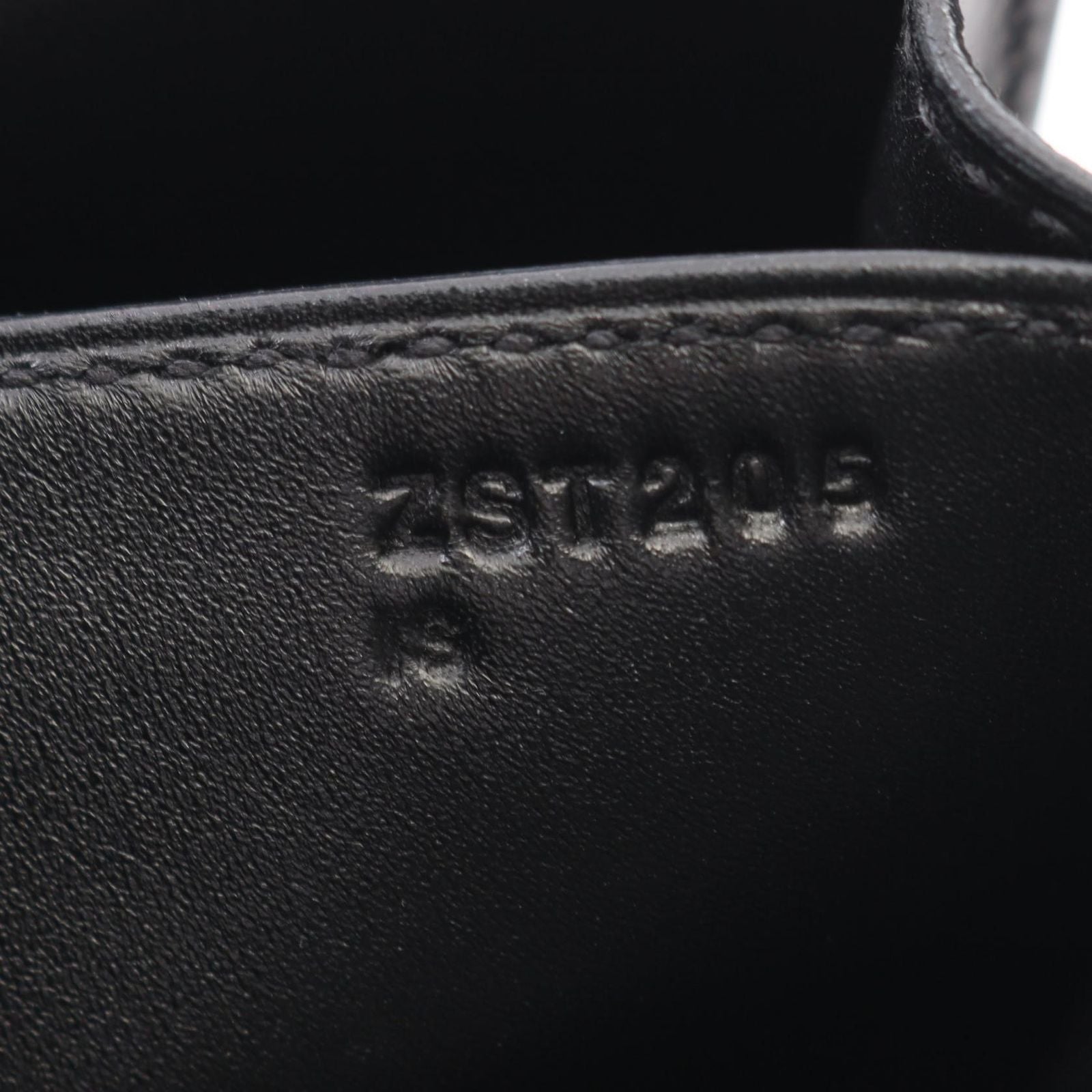 Hermes Shoulder Bag Constance 3 Mini Ombre Black Exotic Leather — view 5