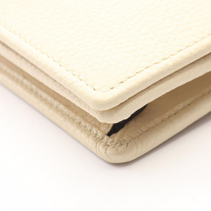 Gucci Shoulder Bag Soho Ivory Leather Chain Wallet — view 7
