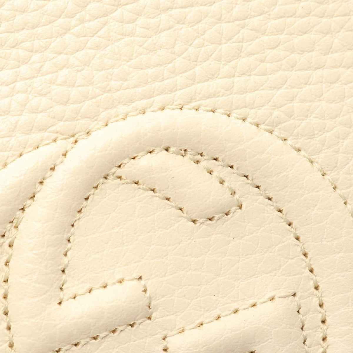 Gucci Shoulder Bag Soho Ivory Leather Chain Wallet — view 6