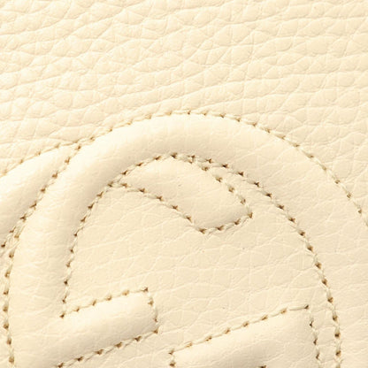Gucci Shoulder Bag Soho Ivory Leather Chain Wallet — view 6