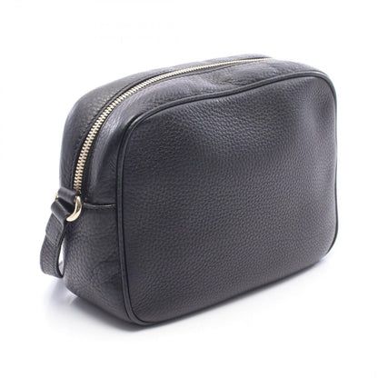 Gucci Shoulder Bag Soho Disco Interlocking G Black Leather Small — view 2