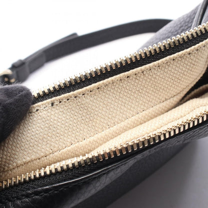 Gucci Shoulder Bag Soho Disco Interlocking G Black Leather Small — view 5