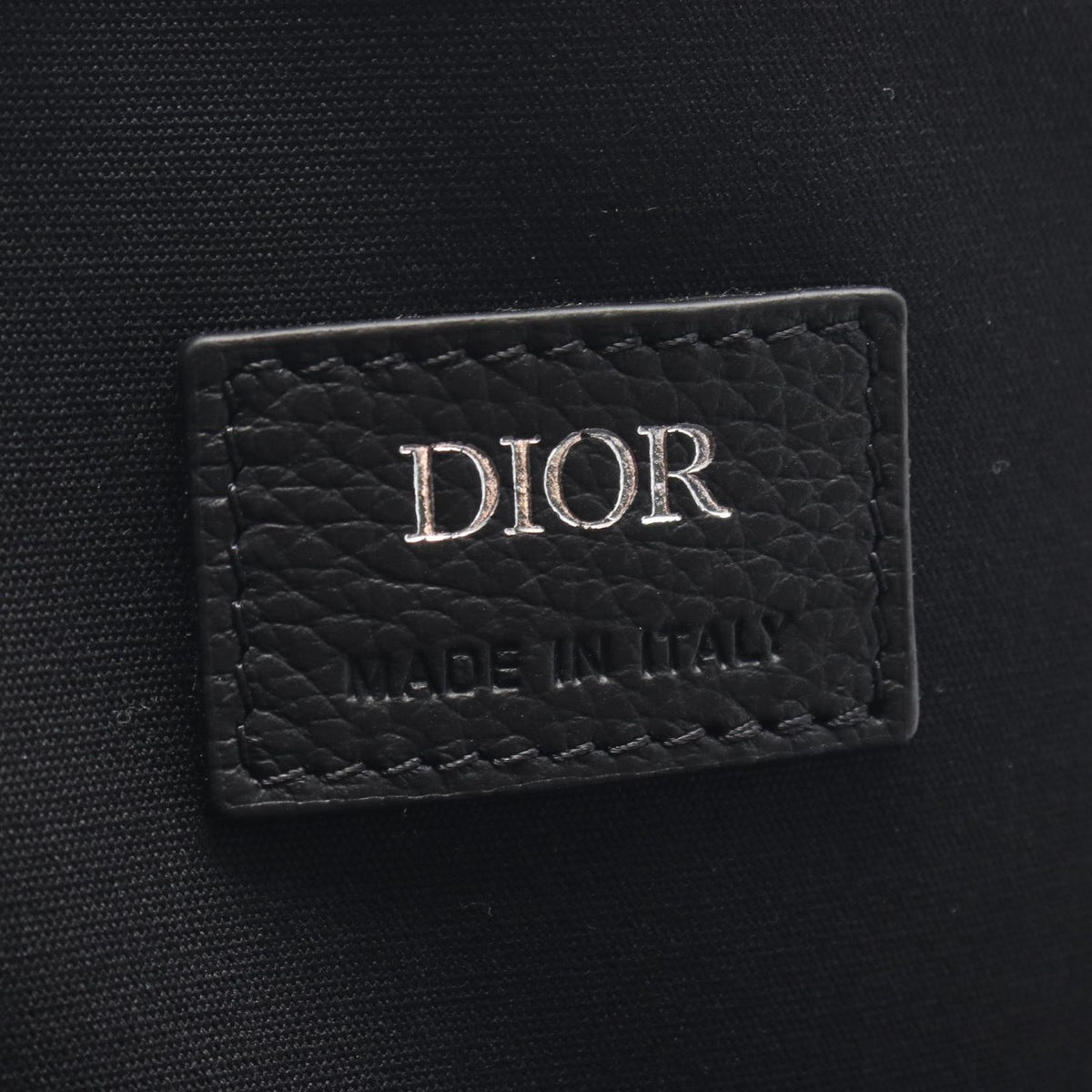 Dior Backpack 8 Oblique Black Dark Gray Canvas Leather — view 4