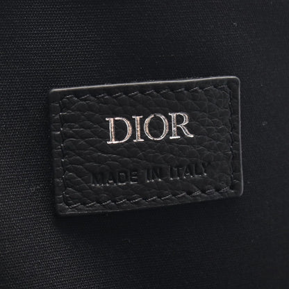 Dior Backpack 8 Oblique Black Dark Gray Canvas Leather — view 4