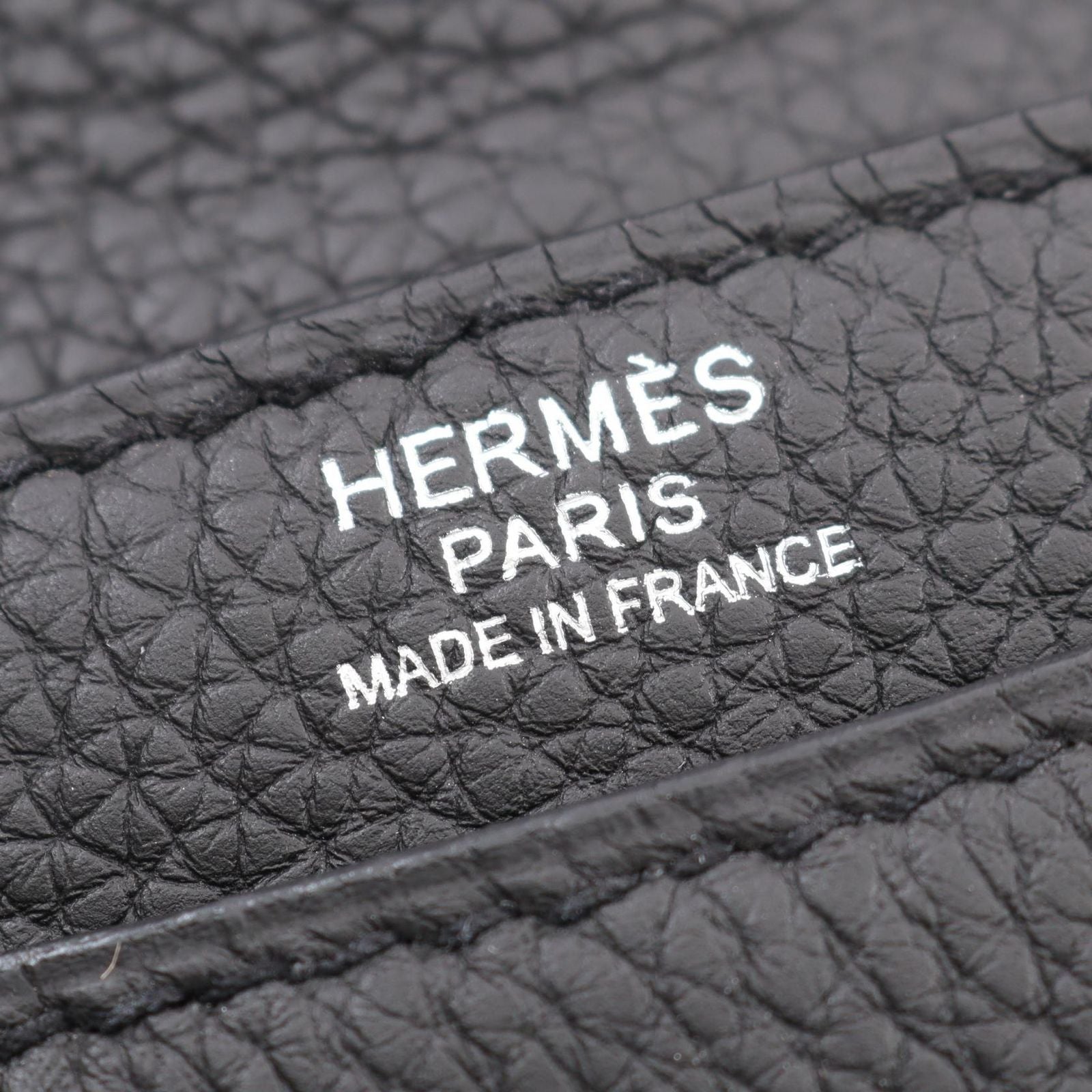 Hermes Shoulder Bag Steve Wright Black Leather — view 4