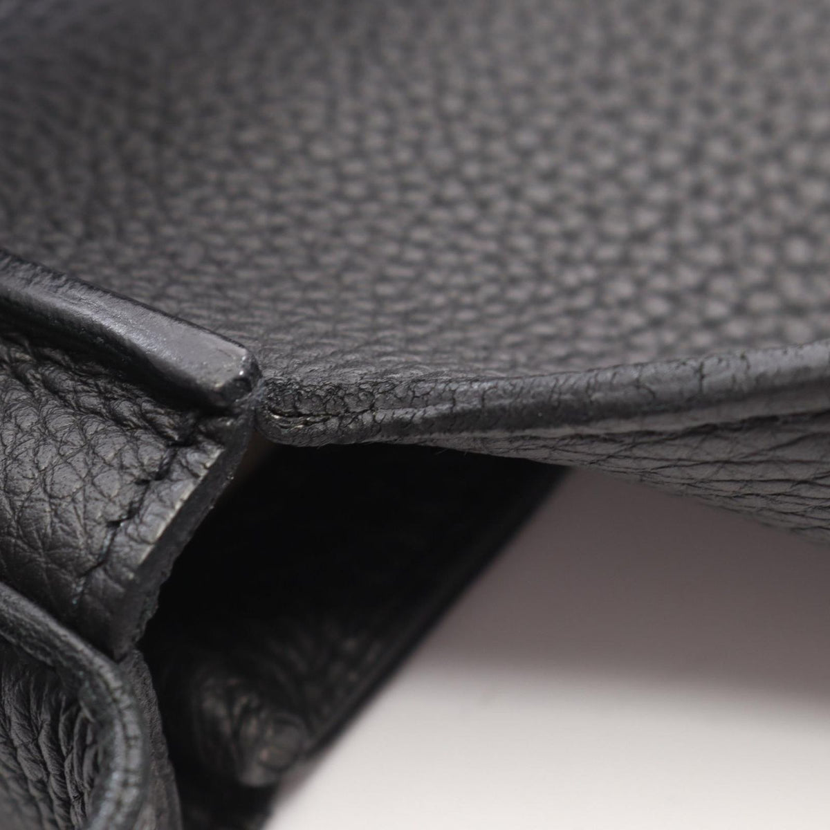 Hermes Shoulder Bag Steve Wright Black Leather — view 6