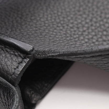 Hermes Shoulder Bag Steve Wright Black Leather — view 6