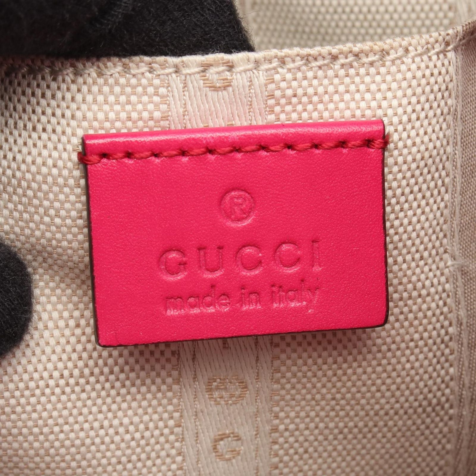 Gucci Shoulder Bag Bright Diamante Pink Leather — view 4