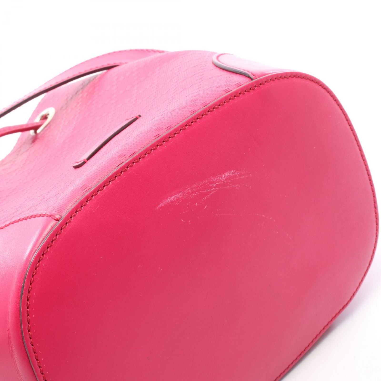 Gucci Shoulder Bag Bright Diamante Pink Leather — view 8