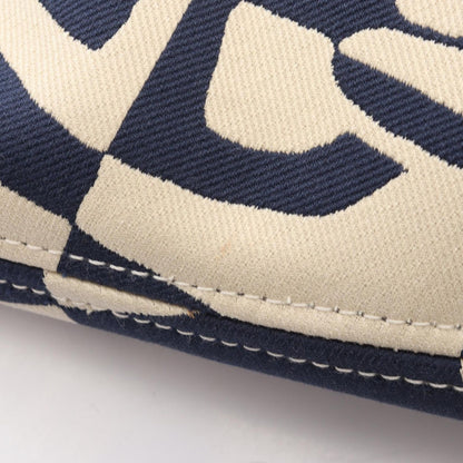 Hermes Tote Panier de Plage PM Chaine D'ancre Off White Navy Canvas — view 6