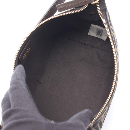 Fendi Vanity Pouch Small Zucca Canvas Leather Shoulder Bag — view 3