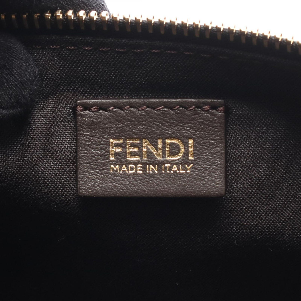 Fendi Vanity Pouch Small Zucca Canvas Leather Shoulder Bag — view 4