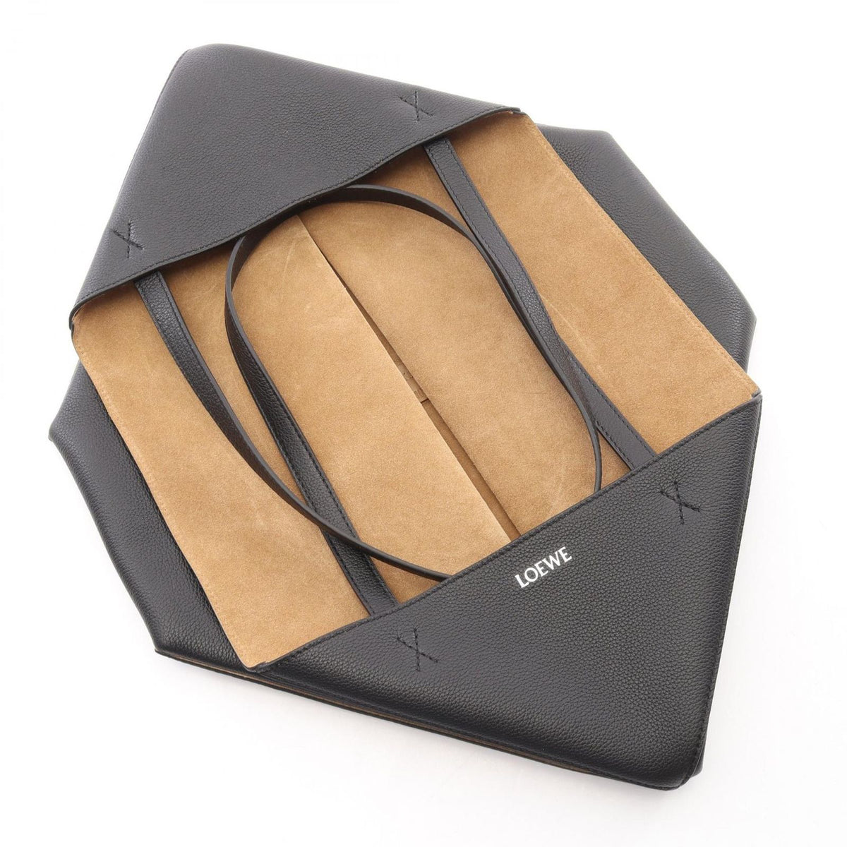 Loewe Tote Puzzle Fold Horizontal Large Leather — view 5