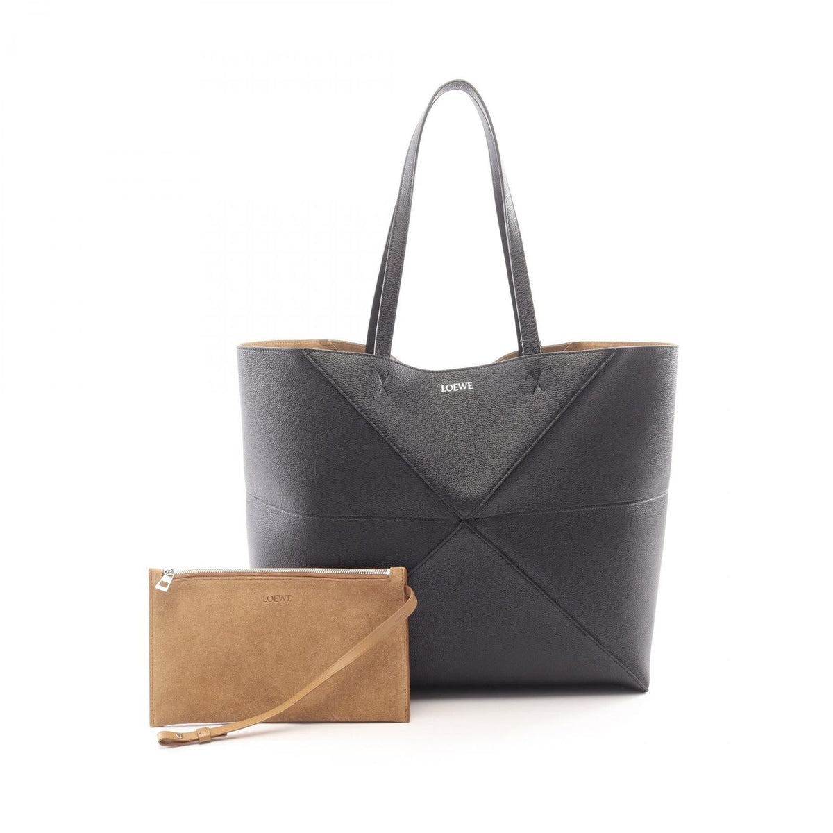 Loewe Tote Puzzle Fold Horizontal Large Leather
