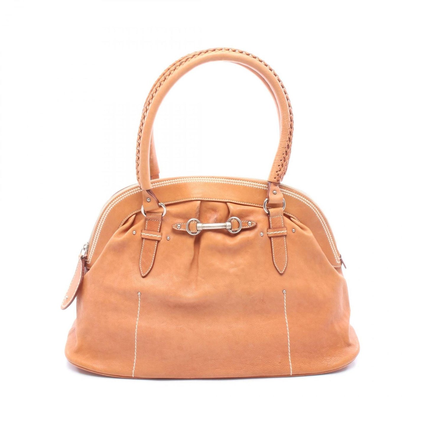 Dior Handbag Brown Leather