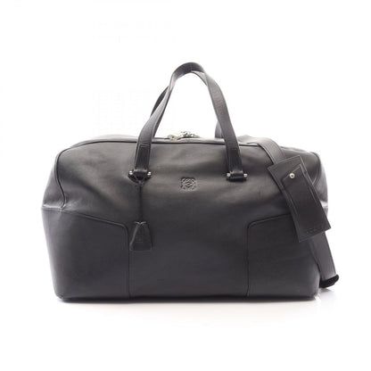Loewe Boston Bag Anagram 2-Way Black Leather