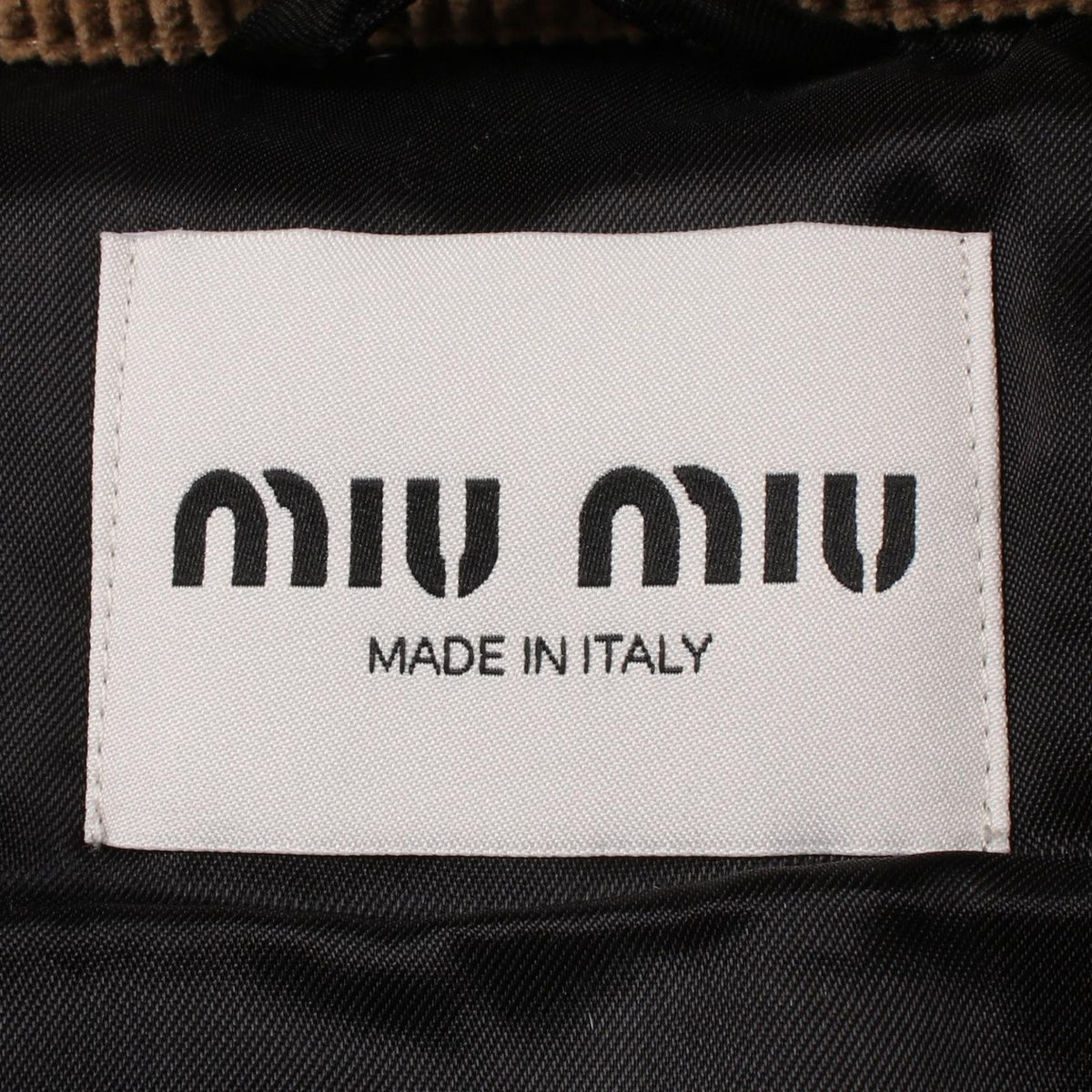 Miu Miu Down Jacket Denim Washed Indigo Blue Cotton — view 3