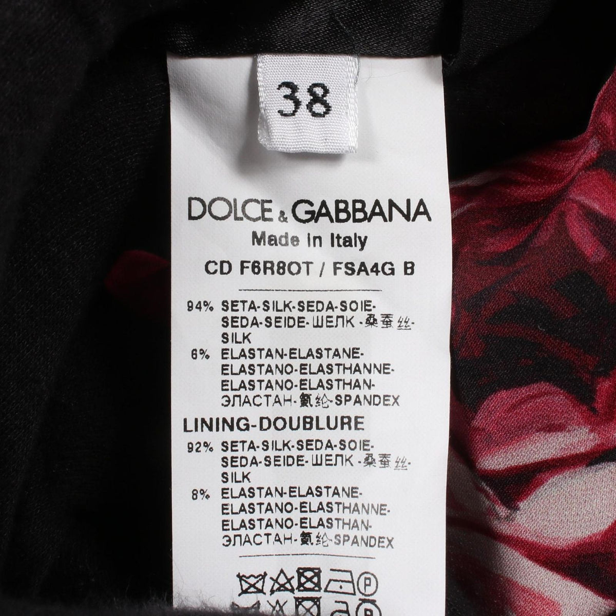 Dolce & Gabbana Dress Floral Silk — view 4