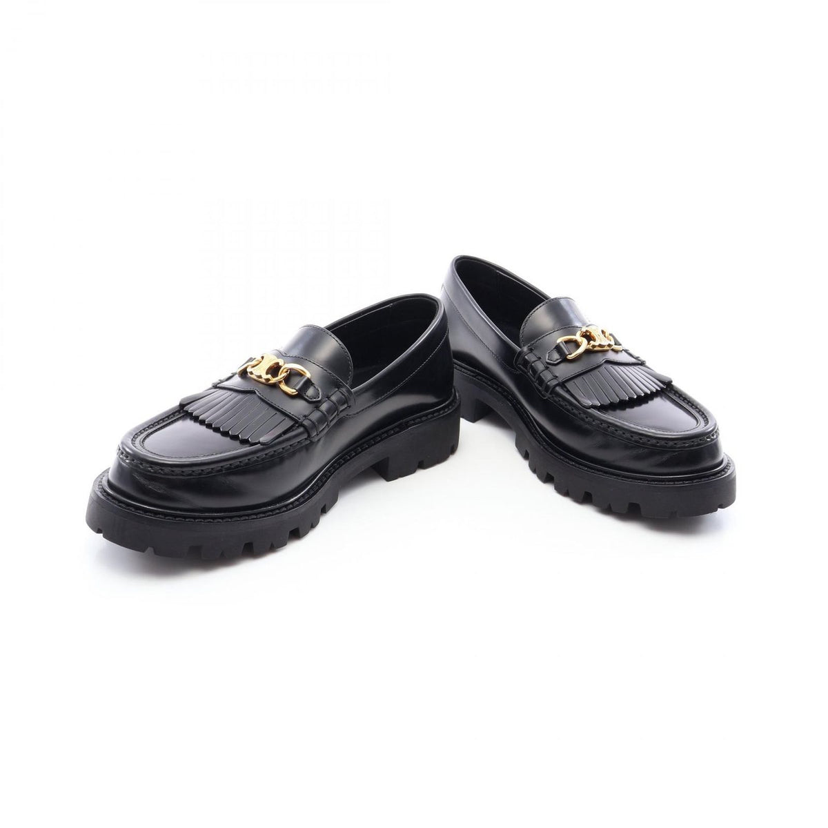 Celine Loafers Margaret Triomphe Fringe Leather — view 3