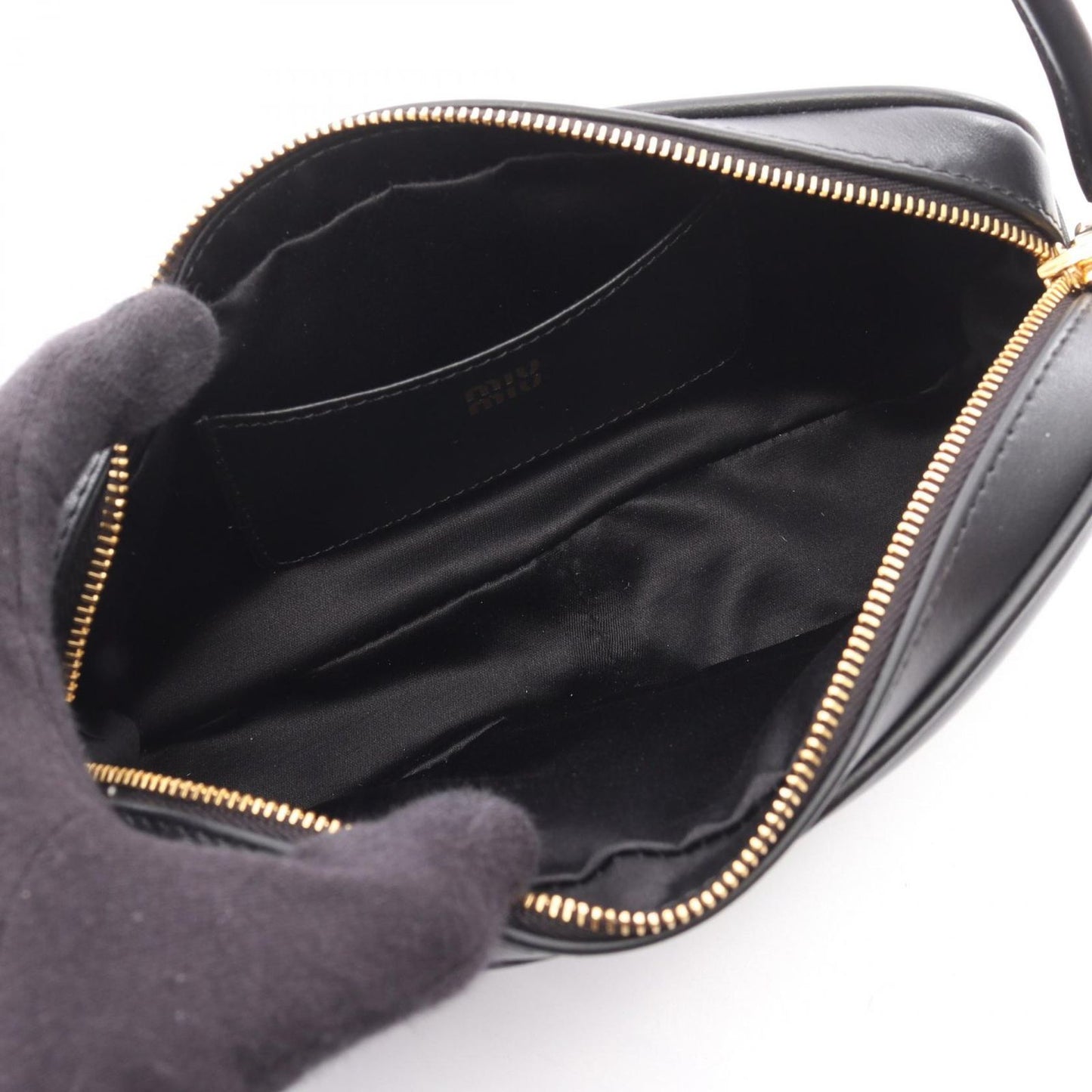Miu Miu Softy Leather Shoulder Bag — view 3